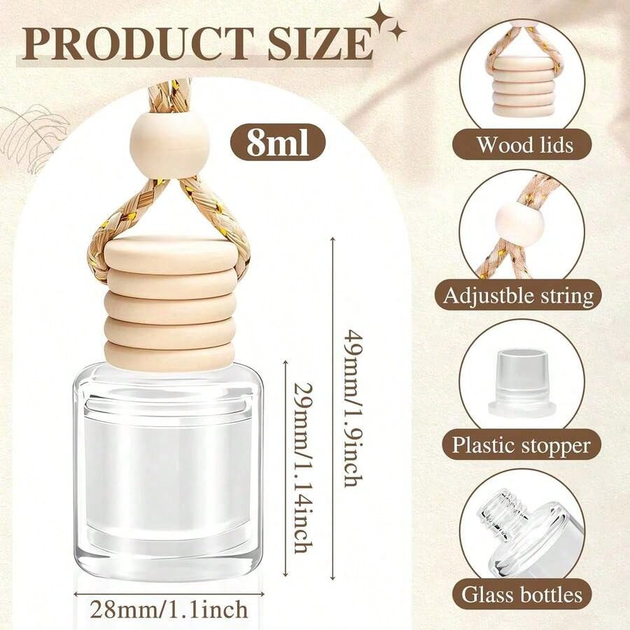 AROIC Car Freshener Women, 6 Pack Freshener Diffuser, Hanging Fragrance Essential Oil Diffuser, Long Lasting Fragrance Fresheners Scents Accessories Cute Car Interior Unisex