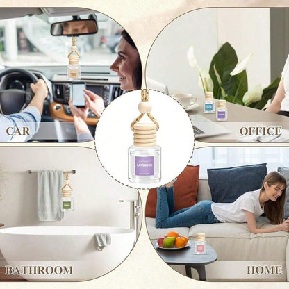 AROIC Car Freshener Women, 6 Pack Freshener Diffuser, Hanging Fragrance Essential Oil Diffuser, Long Lasting Fragrance Fresheners Scents Accessories Cute Car Interior Unisex