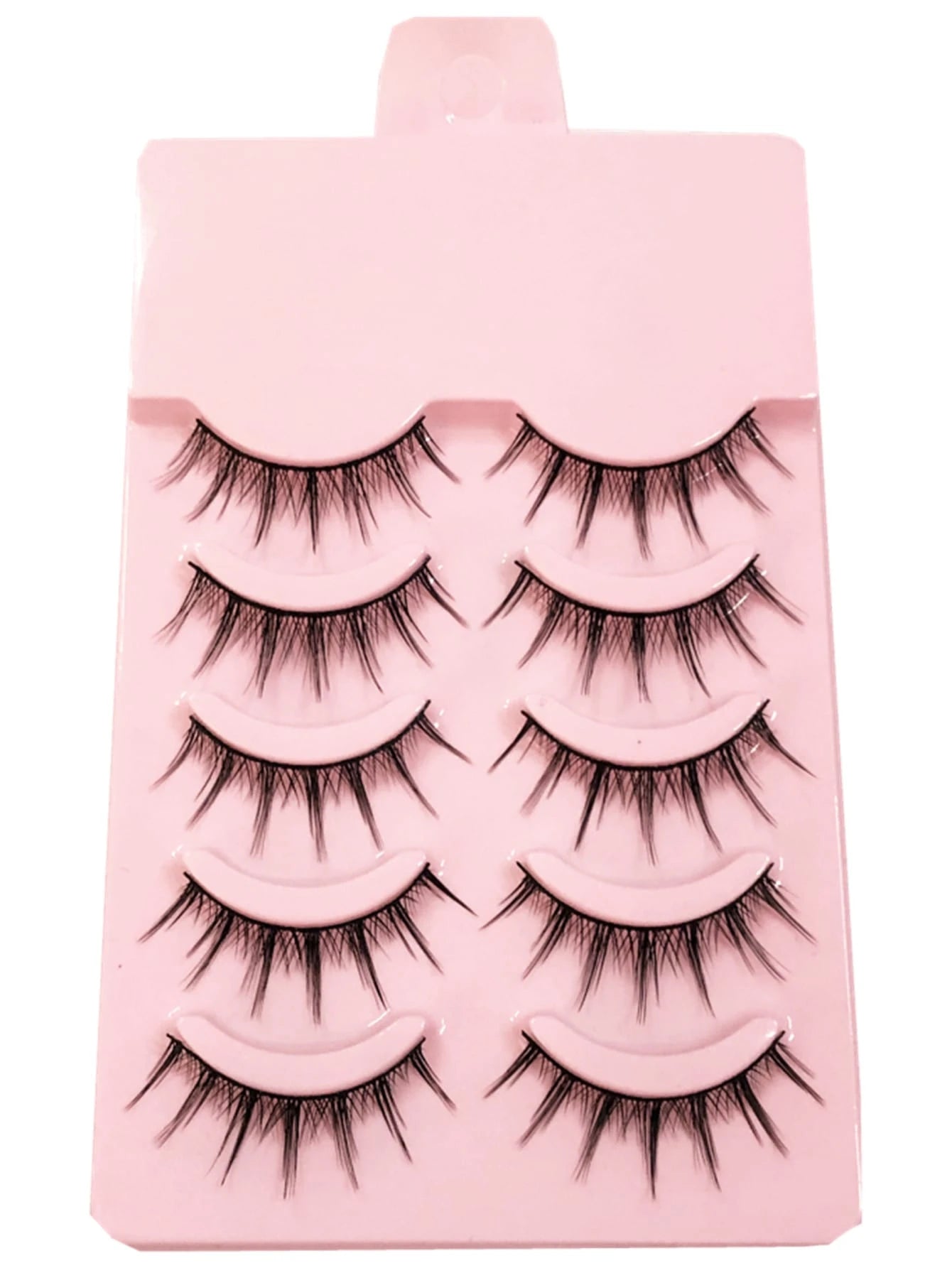 Asiteo 5 Pairs Cartoon Anime False Eyelashes, Natural & Realistic, Faux Mink, Lightweight & Fluffy, 3D Thick, Korean/Japanese/Asian Style, Cosplay Lashes