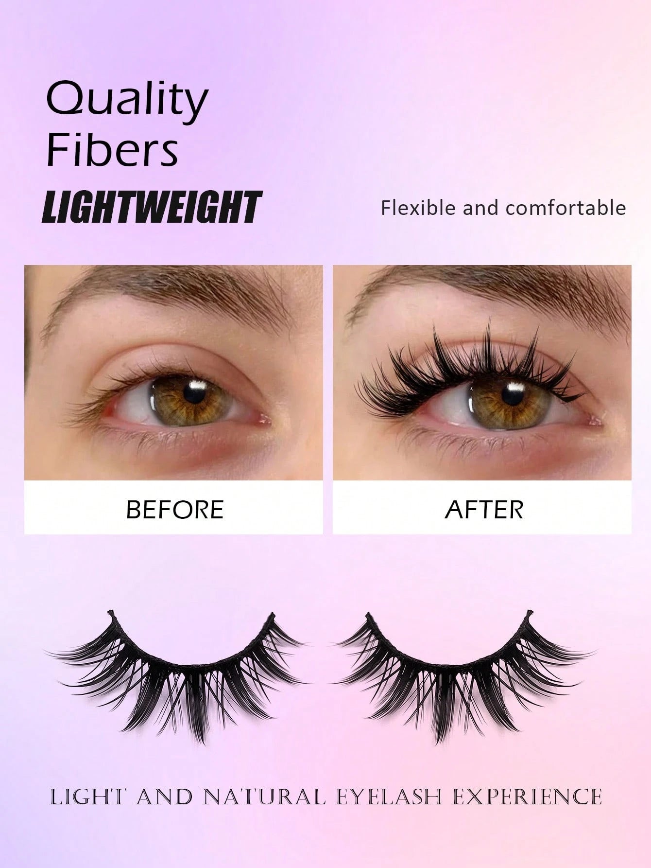 Asiteo 5 Pairs Spiky Manga Lashes Japanese Style Anime Thick Cosplay Lashes, Natural Look Wispy Faux Mink Lashes Full Strip Doll Lashes