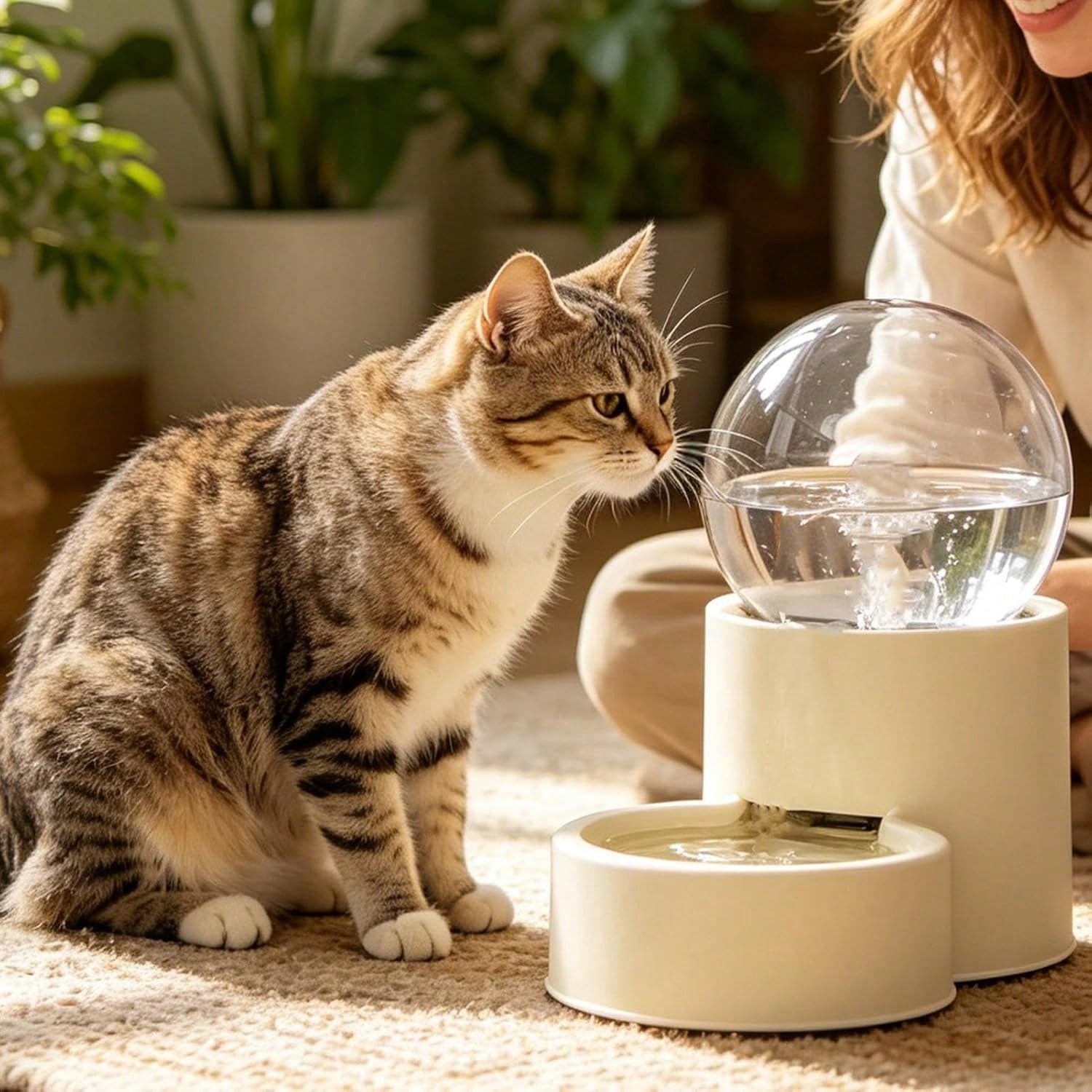 Automatic Pet Food Dispenser, Automatic Water Dispenser For Cats And Dogs, Scheduled Feeding System, Durable Pet Feeder With Large Capacity Storage Compartment, Pet Supplies For Home