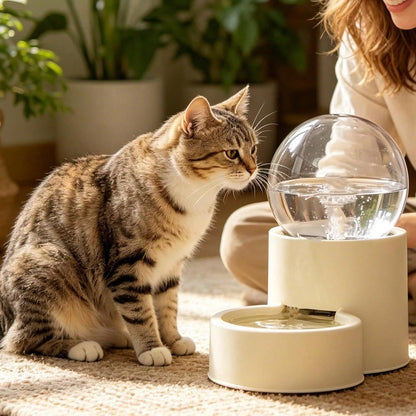 Automatic Pet Food Dispenser, Automatic Water Dispenser For Cats And Dogs, Scheduled Feeding System, Durable Pet Feeder With Large Capacity Storage Compartment, Pet Supplies For Home