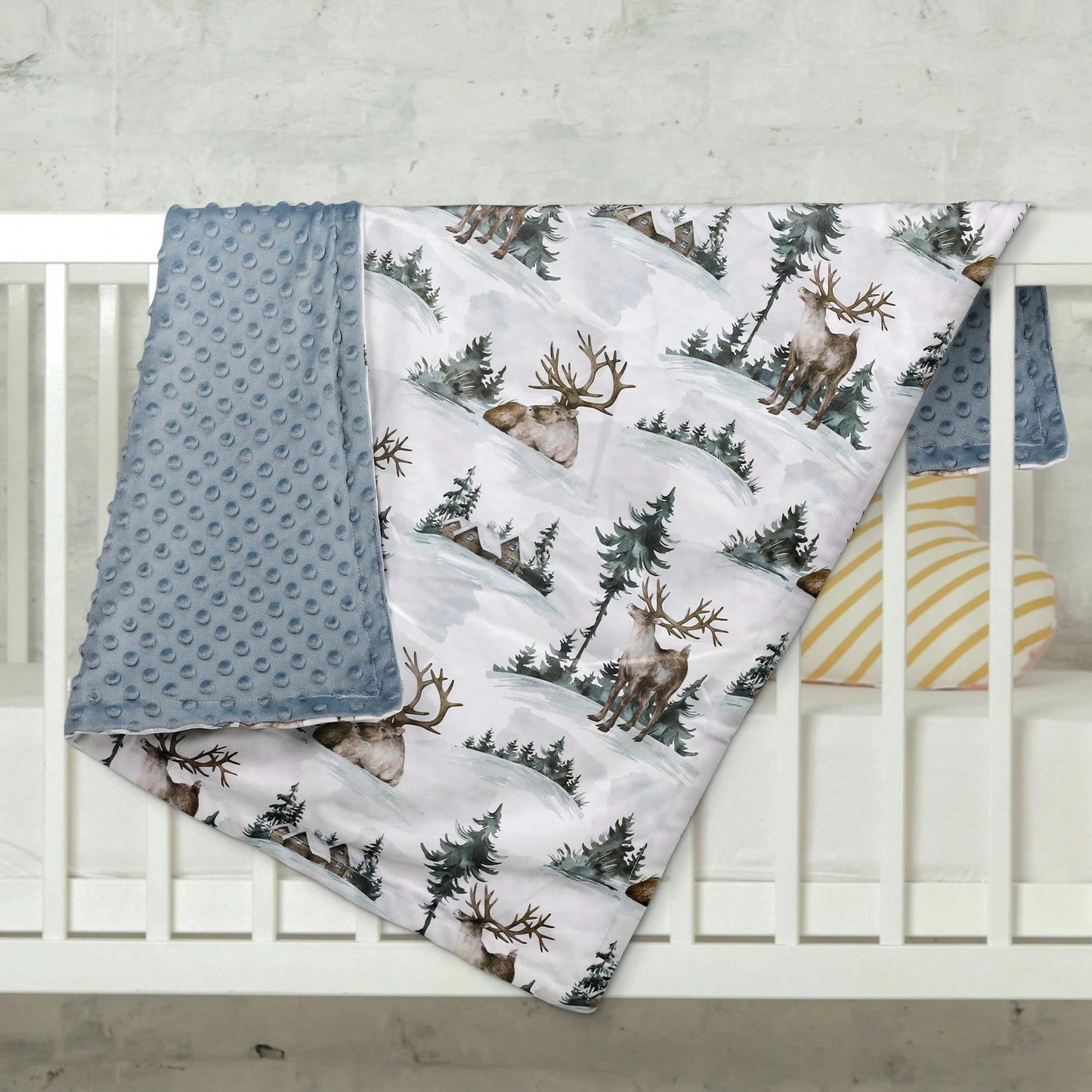 Baby Blankets Unisex Newborn Thick, Super Soft Comfy Blankets, For Shower Gifts, 30 X 40 Inch