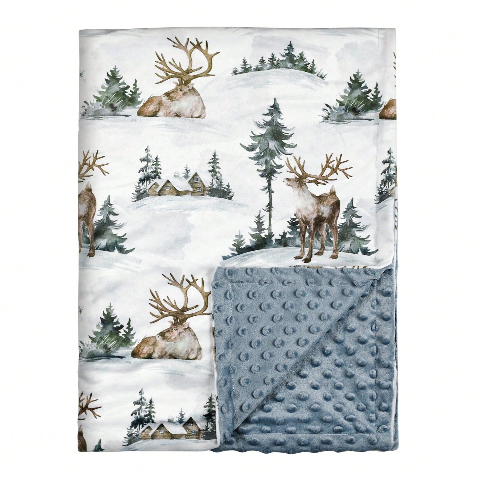 Baby Blankets Unisex Newborn Thick, Super Soft Comfy Blankets, For Shower Gifts, 30 X 40 Inch