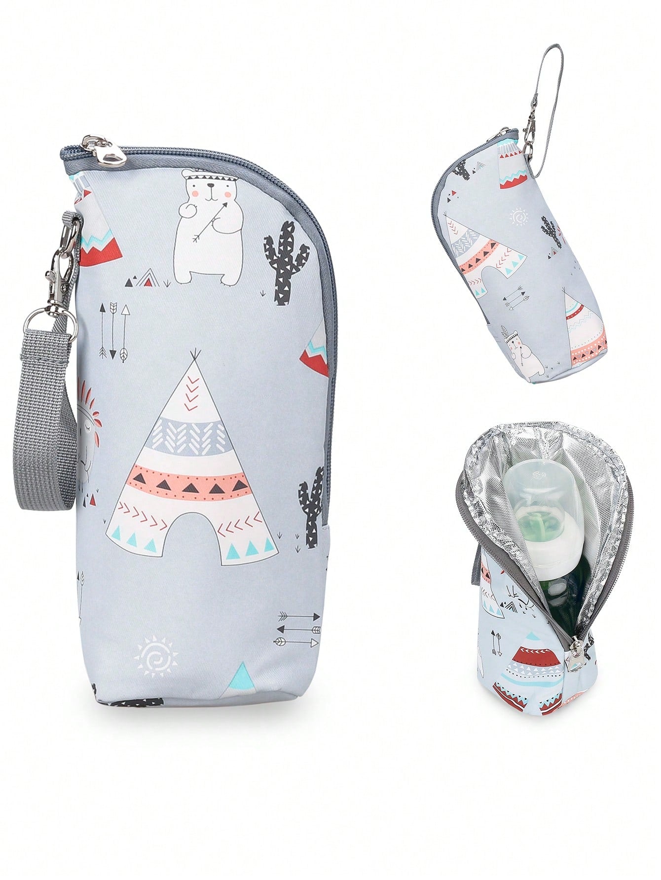 Baby Bottle Thermal Bag, Insulated Travel Carrier For Infants