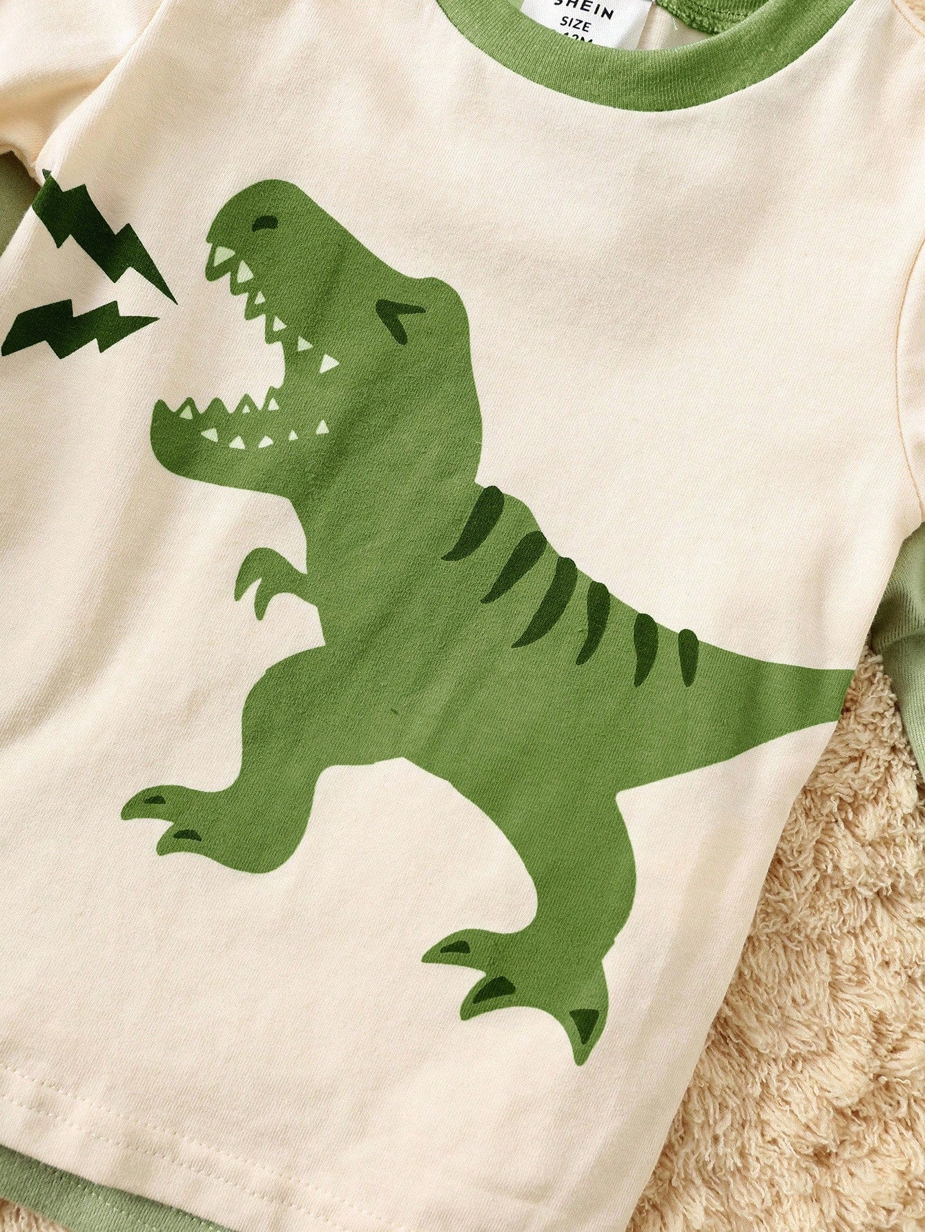 Baby Boy Baby Girl Toddler Boy Fall And Winter Clothes, Pajamas, 4pcs/Set Knitted Soft Cute Dinosaur Pattern Crew Neck Long Sleeve Top And Long Pants Tight Home Wear Set Two Pieces Pajamas, Suit