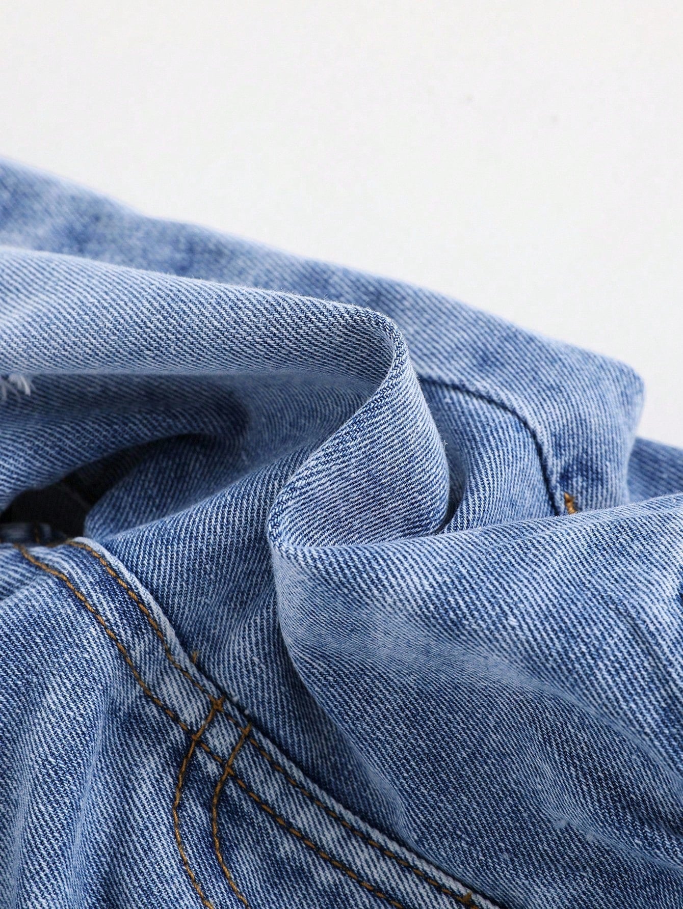 Baby Boy Spring/Summer Lightweight Comfortable Distressed Soft Denim Pants With Wash Effect