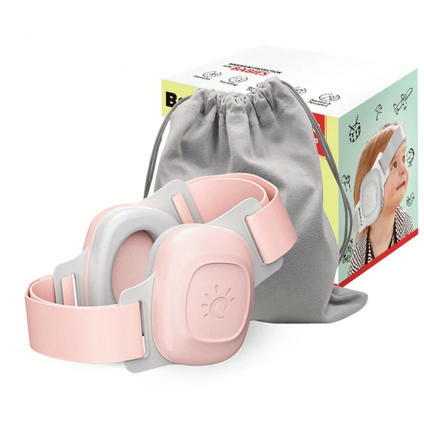 Baby Ear Protection Headphones, 0-48 Months Baby Essential Noise Cancelling Headphones For Kids, Baby Earmuffs For Babies And Toddlers, Airline Travel