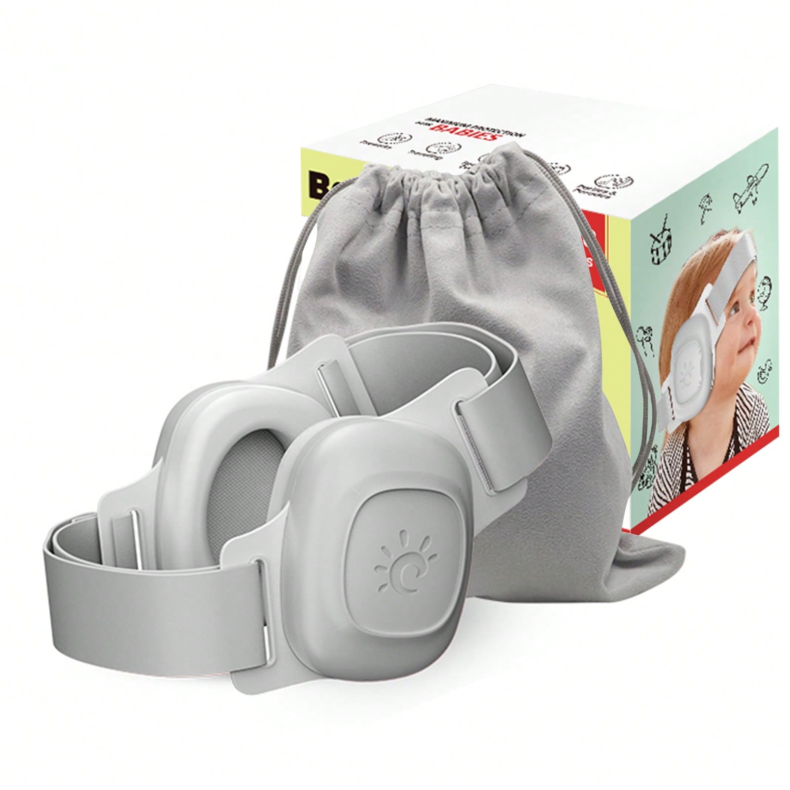 Baby Ear Protection Headphones, 0-48 Months Baby Essential Noise Cancelling Headphones For Kids, Baby Earmuffs For Babies And Toddlers, Airline Travel