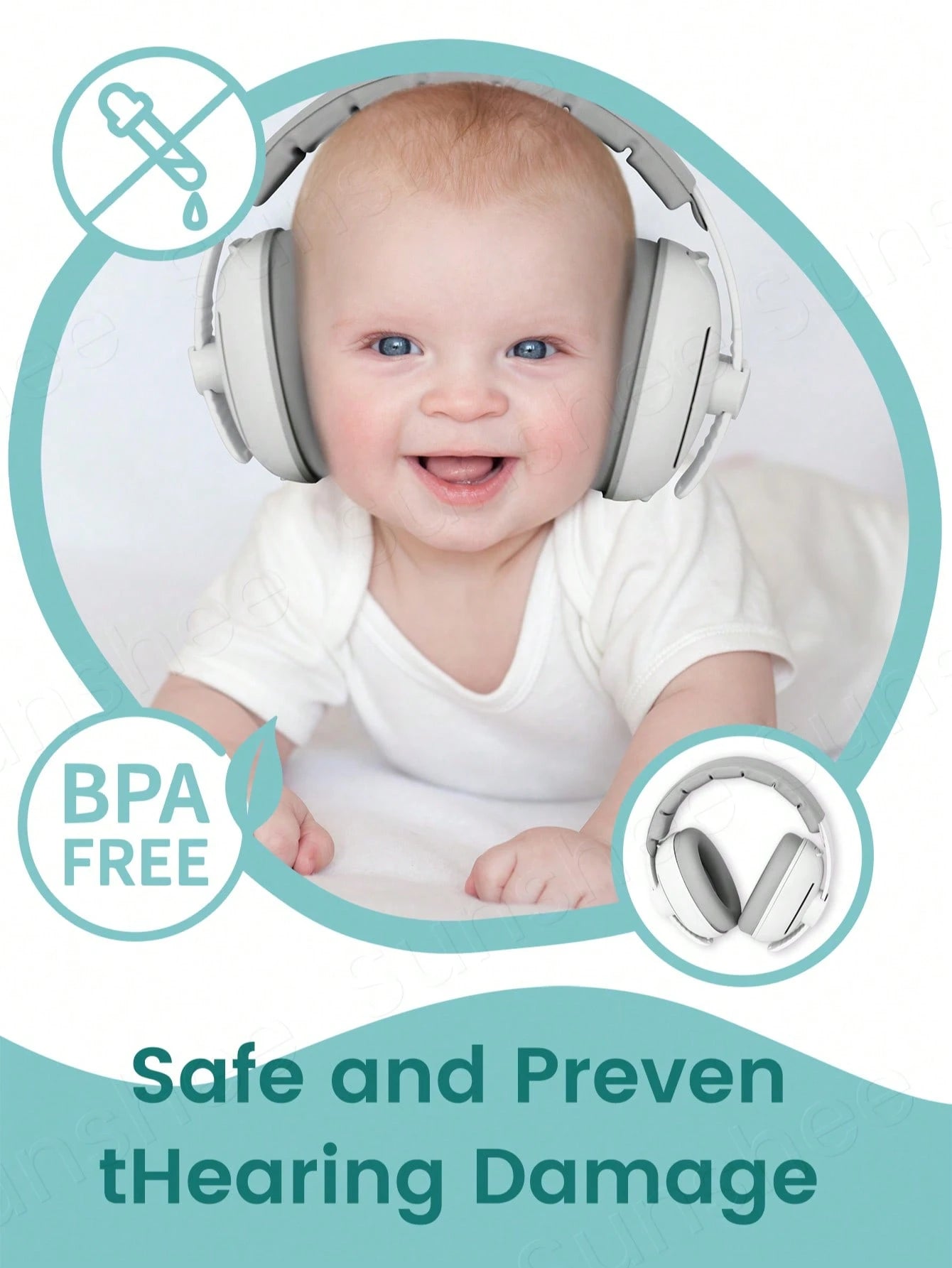 Baby Ear Protection Noise Cancelling Headphones For Babies, 2-In-1 Baby Ear Protection, Baby Travel Essentials For Outdoor