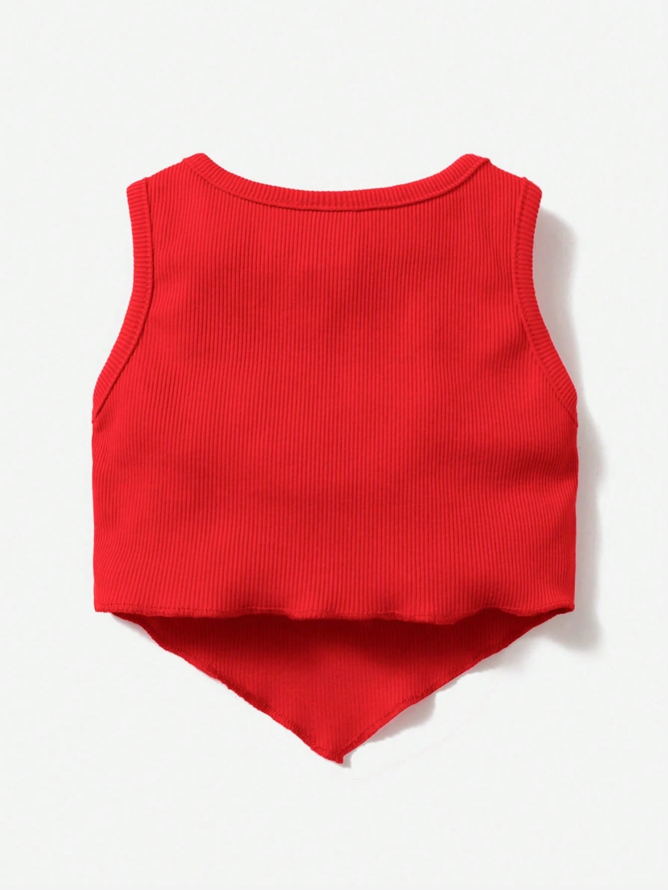 Baby Girl Letter Graphic Bandana Hem Tank Top