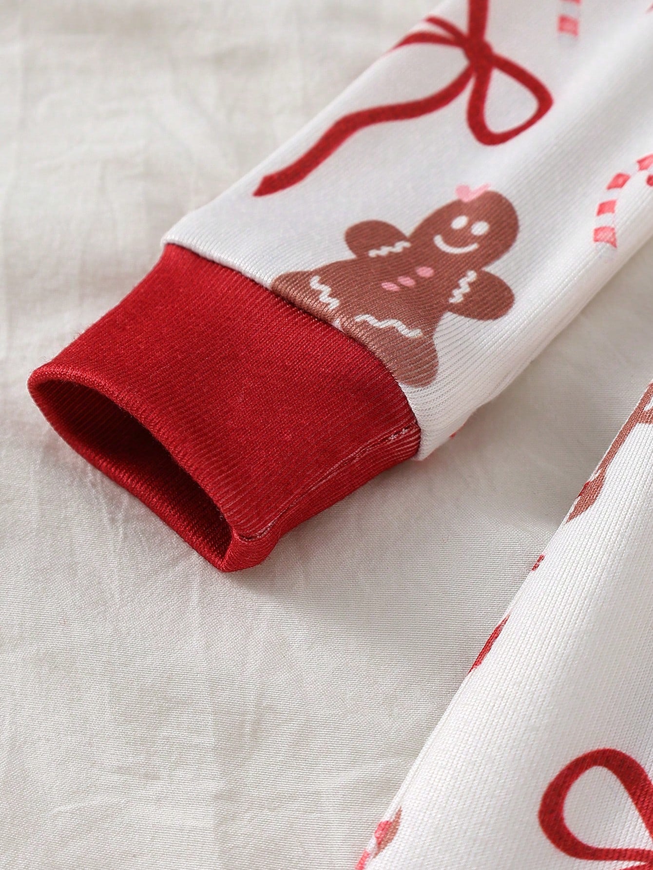 Baby Girl Sweet Cute Elegant Casual Daily Comfortable Soft Skin-Friendly Knitted High Elasticity Tight-Fitting Fabric Multi-Color Cloud Animal Cow Donut Cake Dessert Cartoon Pattern Print Long Sleeve