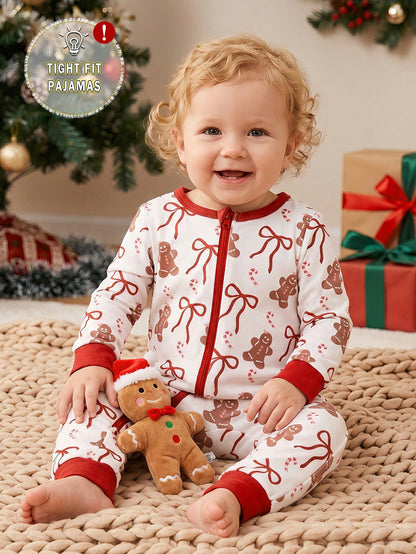 Baby Girl Sweet Cute Elegant Casual Daily Comfortable Soft Skin-Friendly Knitted High Elasticity Tight-Fitting Fabric Multi-Color Cloud Animal Cow Donut Cake Dessert Cartoon Pattern Print Long Sleeve