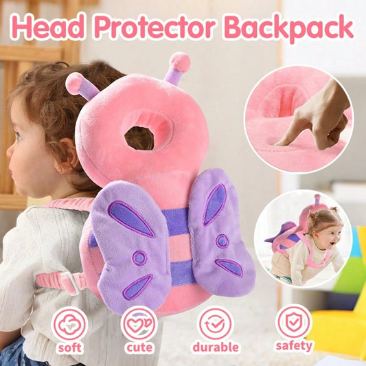 Baby Head Protector Pad Safety Pad For Walking & Crawling,Toddlers Head Safety Adjustable Back-Pack
