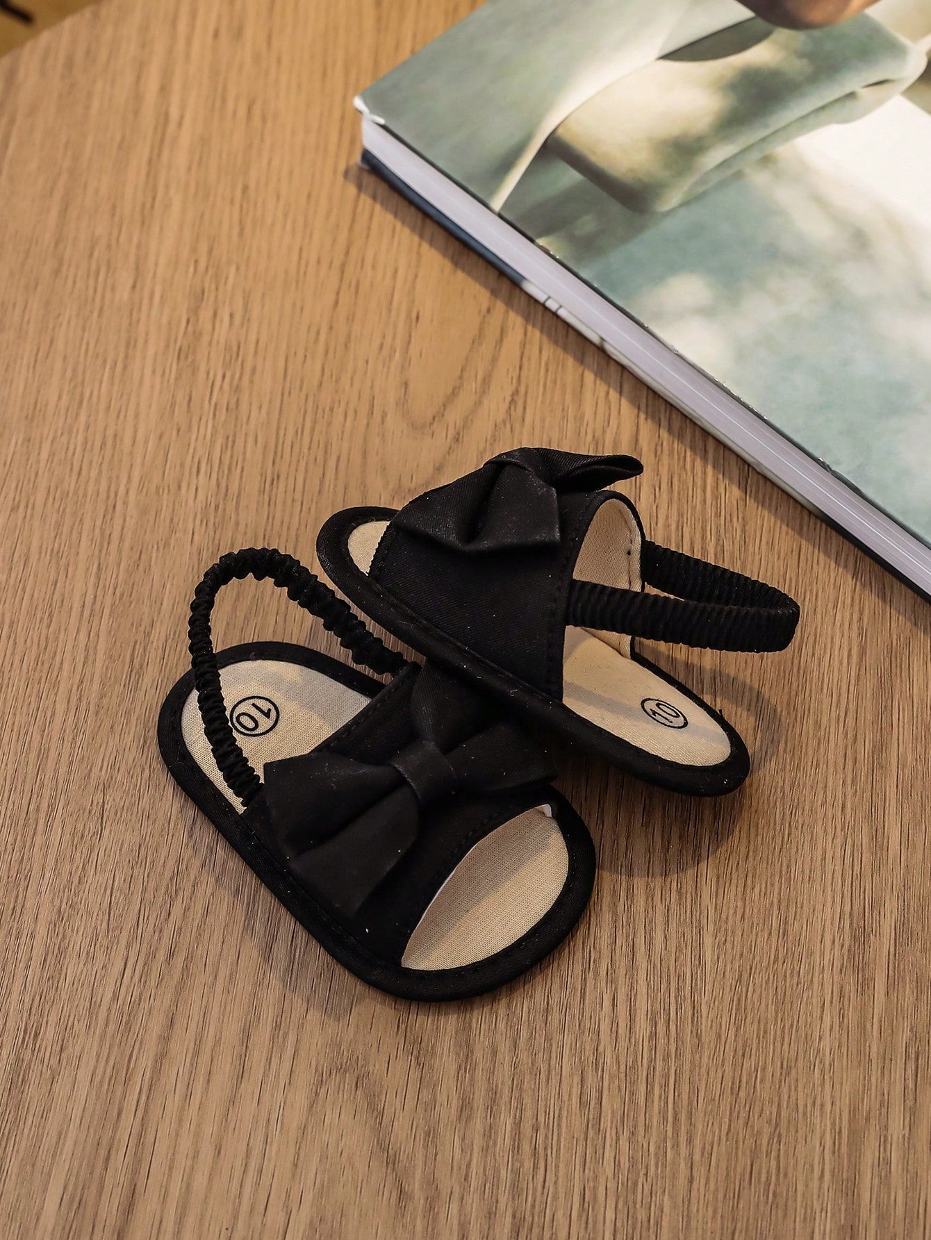 Baby Sandals 0-15 Months Bow Decor Prewalker Shoes