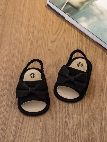 Baby Sandals 0-15 Months Bow Decor Prewalker Shoes