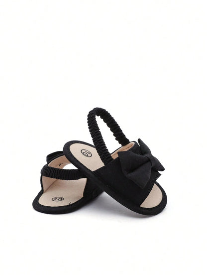Baby Sandals 0-15 Months Bow Decor Prewalker Shoes