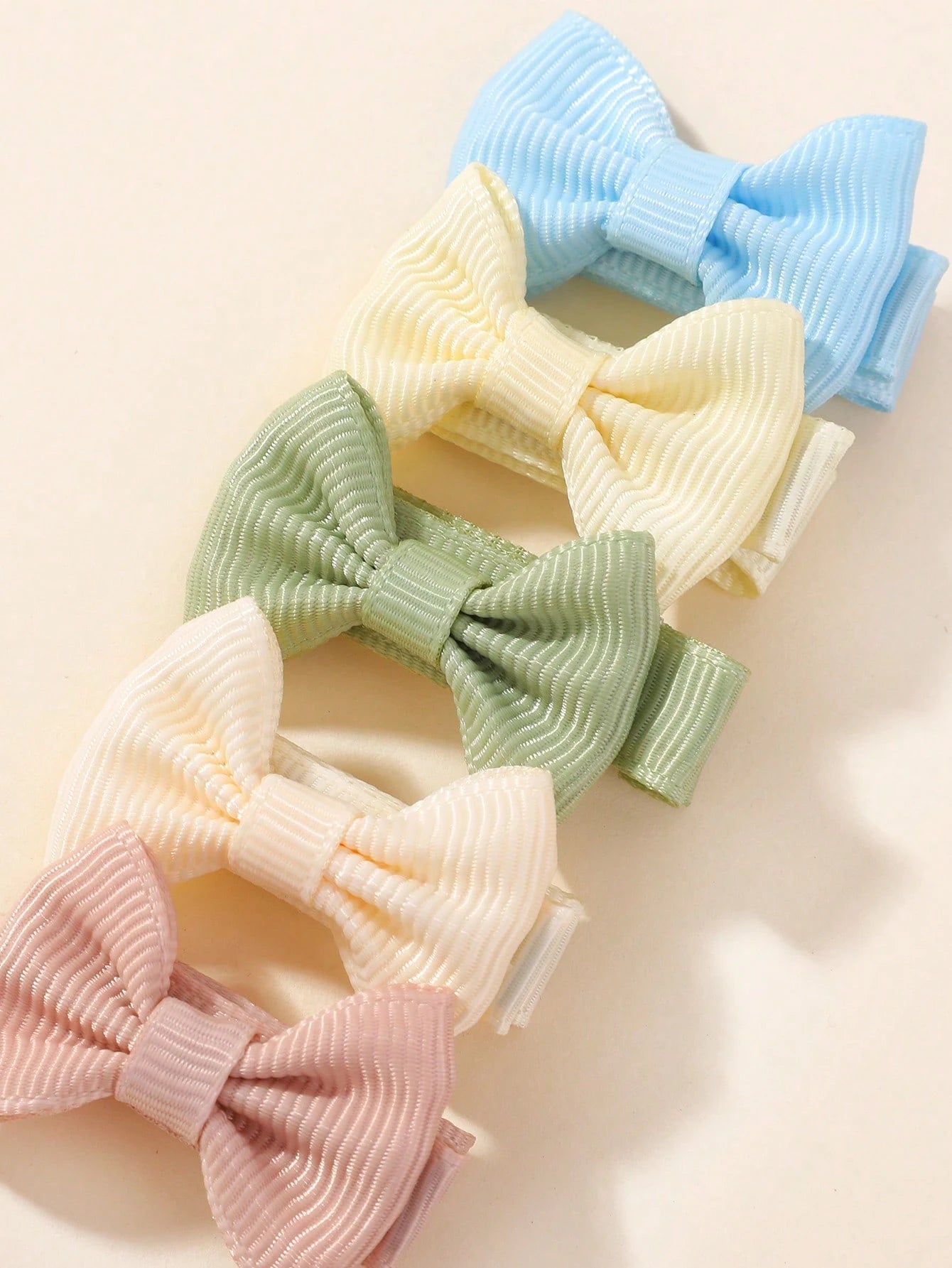 bilicaca 30pcs/Pack Candy Color Fully Covered Bowknot Kids Hair Clips, Bowknot Baby Hair Accessories, Random Color Love Valentine