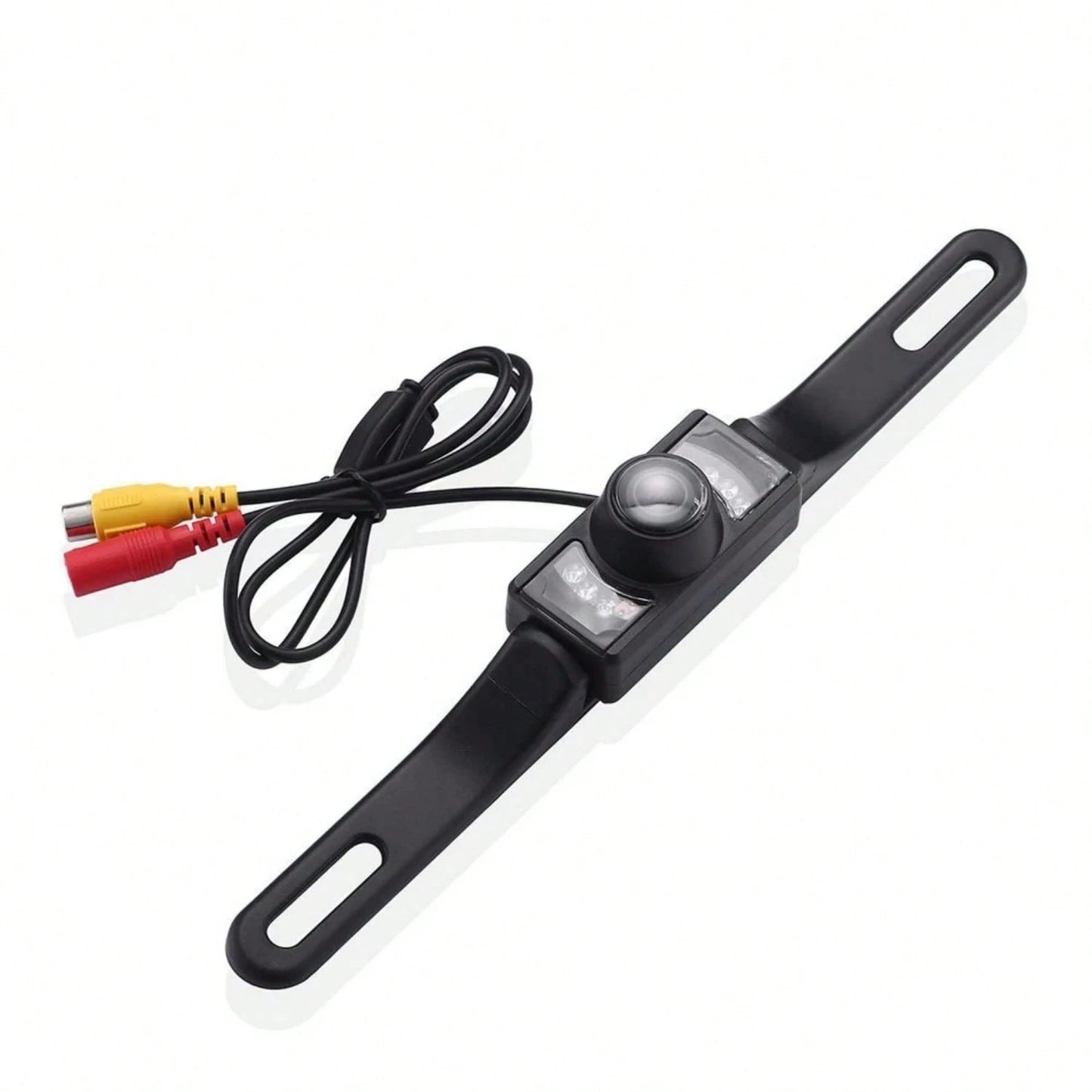 Black Metal License Plate Backup Camera Wide Angle Rear View Camera With Night Vision Reversing Distance Guide Lines Ideal For Car ParkingReversing Towing & All Vehicle Safety Assistancev