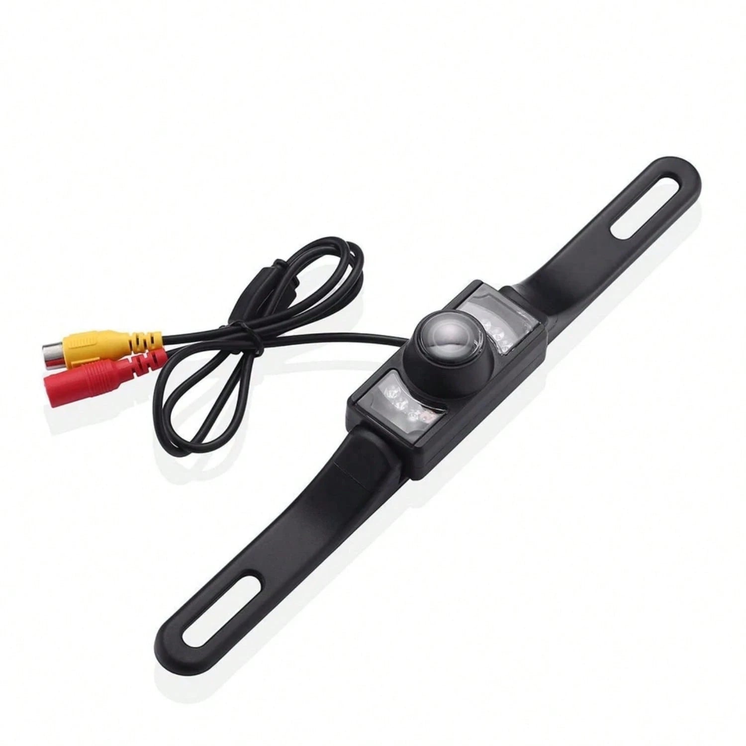 Black Metal License Plate Backup Camera Wide Angle Rear View Camera With Night Vision Reversing Distance Guide Lines Ideal For Car ParkingReversing Towing & All Vehicle Safety Assistancev