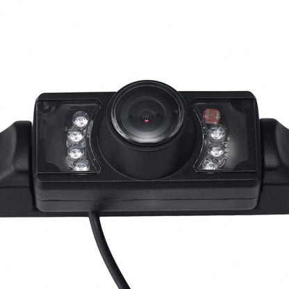 Black Metal License Plate Backup Camera Wide Angle Rear View Camera With Night Vision Reversing Distance Guide Lines Ideal For Car ParkingReversing Towing & All Vehicle Safety Assistancev
