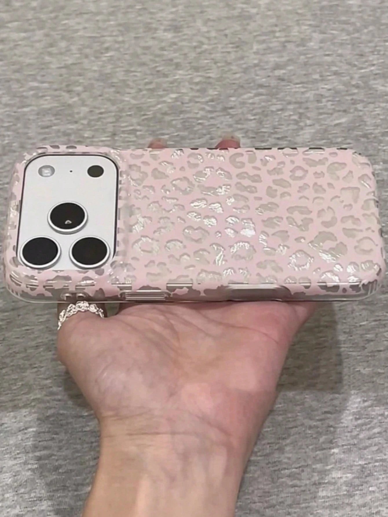 Blue & Brown Leopard Print Unique Style Phone Case Compatible With IPhone 16 Pro Max, IPhone 14, IPhone 13, IPhone 12, IPhone 17, IPhone 15 Pro, IPhone 14 Pro, Fashionable And Protective