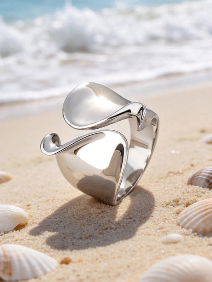 Bohemian Style Elegant Toe Ring With Shiny Zirconia, Adjustable Open Toe Ring, Summer Holiday Party Accessory, Valentine's Day Gift