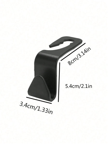 Bowknot Shaped Car Hook Creative Lovely Seat Back Hanger For Car Interior Storage Multifunctional Hanging Hook Car Decor
