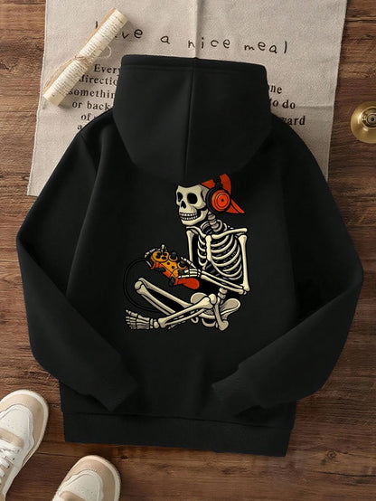 Boys' Hoodies Casual Printed Loose Sweatshirts Children's Clothing