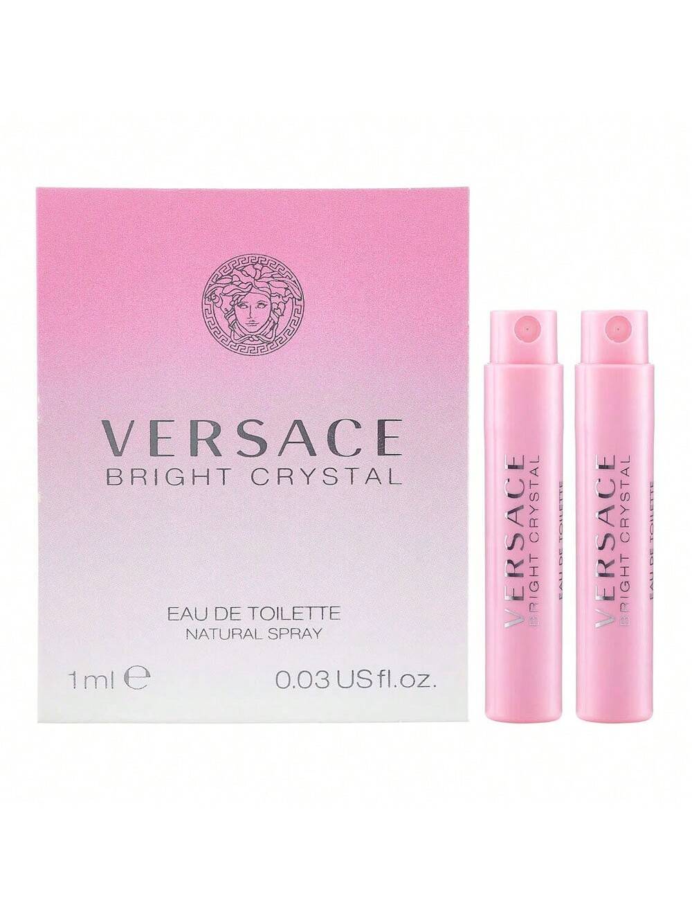 Bright Crystal EDT Perfume For Women Scent Sample Vial Travel Size Mini 2x(1ml) Fragrances