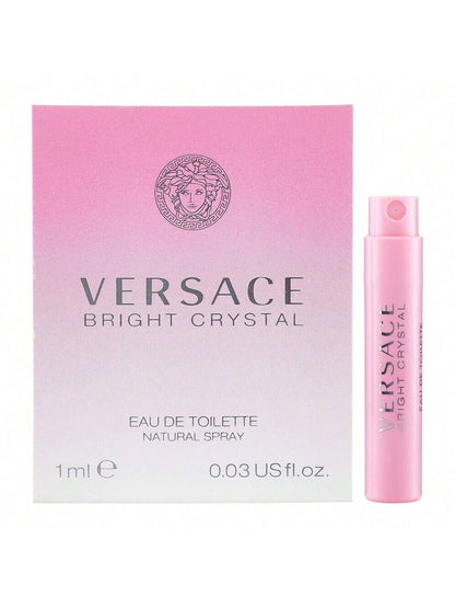 Bright Crystal EDT Perfume For Women Scent Sample Vial Travel Size Mini 2x(1ml) Fragrances