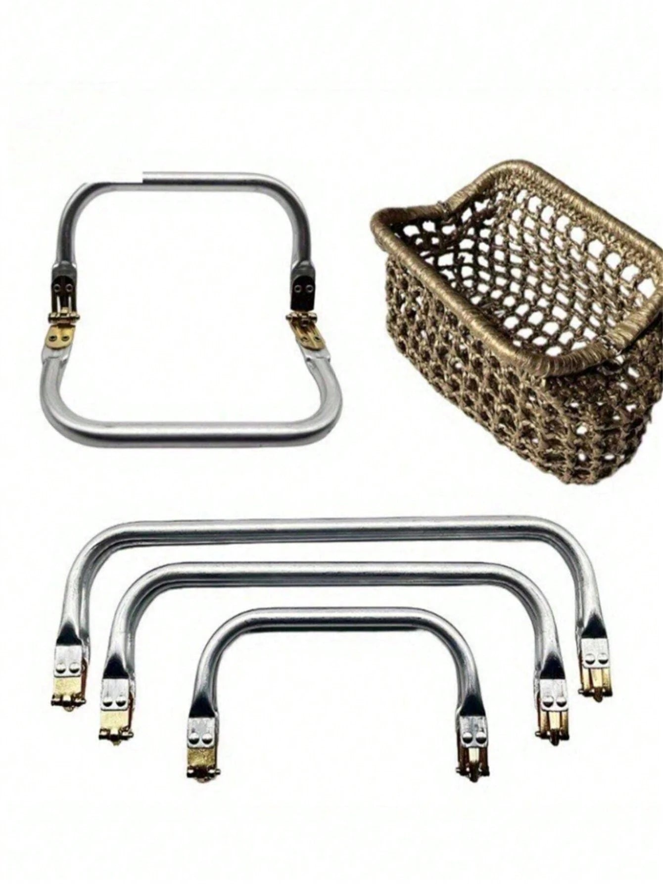 CALINNL Foldable Frame Clutch Purse Accessories, DIY Components, Replaceable Parts, Reusable Bag Accessories, Handbag Spare Parts