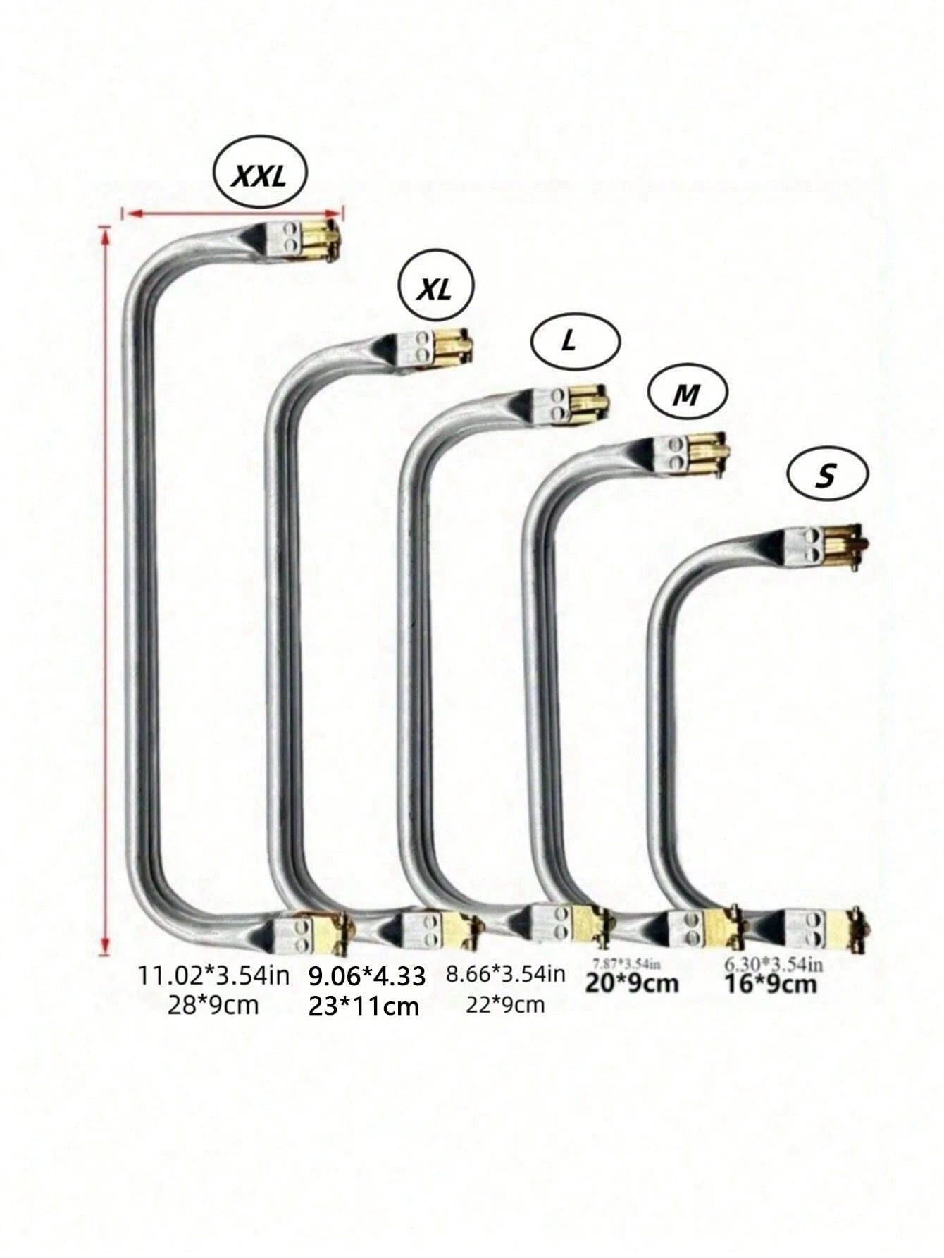 CALINNL Foldable Frame Clutch Purse Accessories, DIY Components, Replaceable Parts, Reusable Bag Accessories, Handbag Spare Parts
