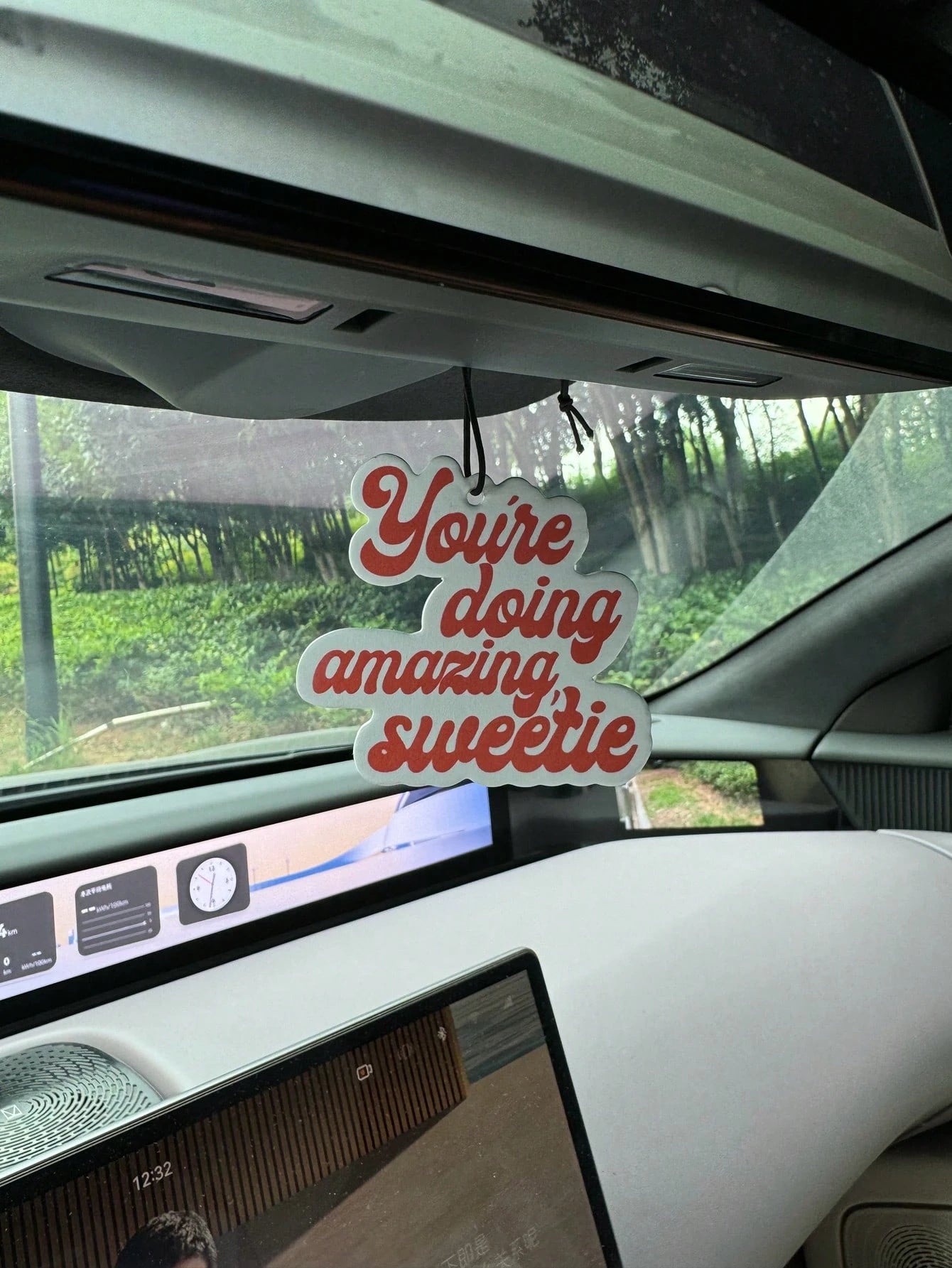 Car Air Freshener Sheets, Wardrobe Air Freshener, Fragrance, Rearview Mirror Decoration, Car Interior Decor Pendant, Natural Fragrance Air Purifier, Anime Cartoon Toilet Fragrance Bag, Living Room/Off