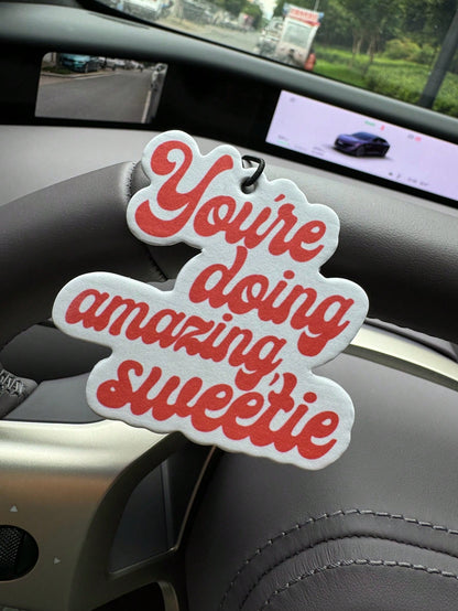 Car Air Freshener Sheets, Wardrobe Air Freshener, Fragrance, Rearview Mirror Decoration, Car Interior Decor Pendant, Natural Fragrance Air Purifier, Anime Cartoon Toilet Fragrance Bag, Living Room/Off