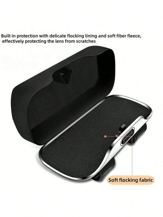 Car Multifunctional Glasses Case, Press Type Glasses Case, Car Interior Sunshade Card Storage, Fashion Glasses Case, Car Glasses Clip Supplies