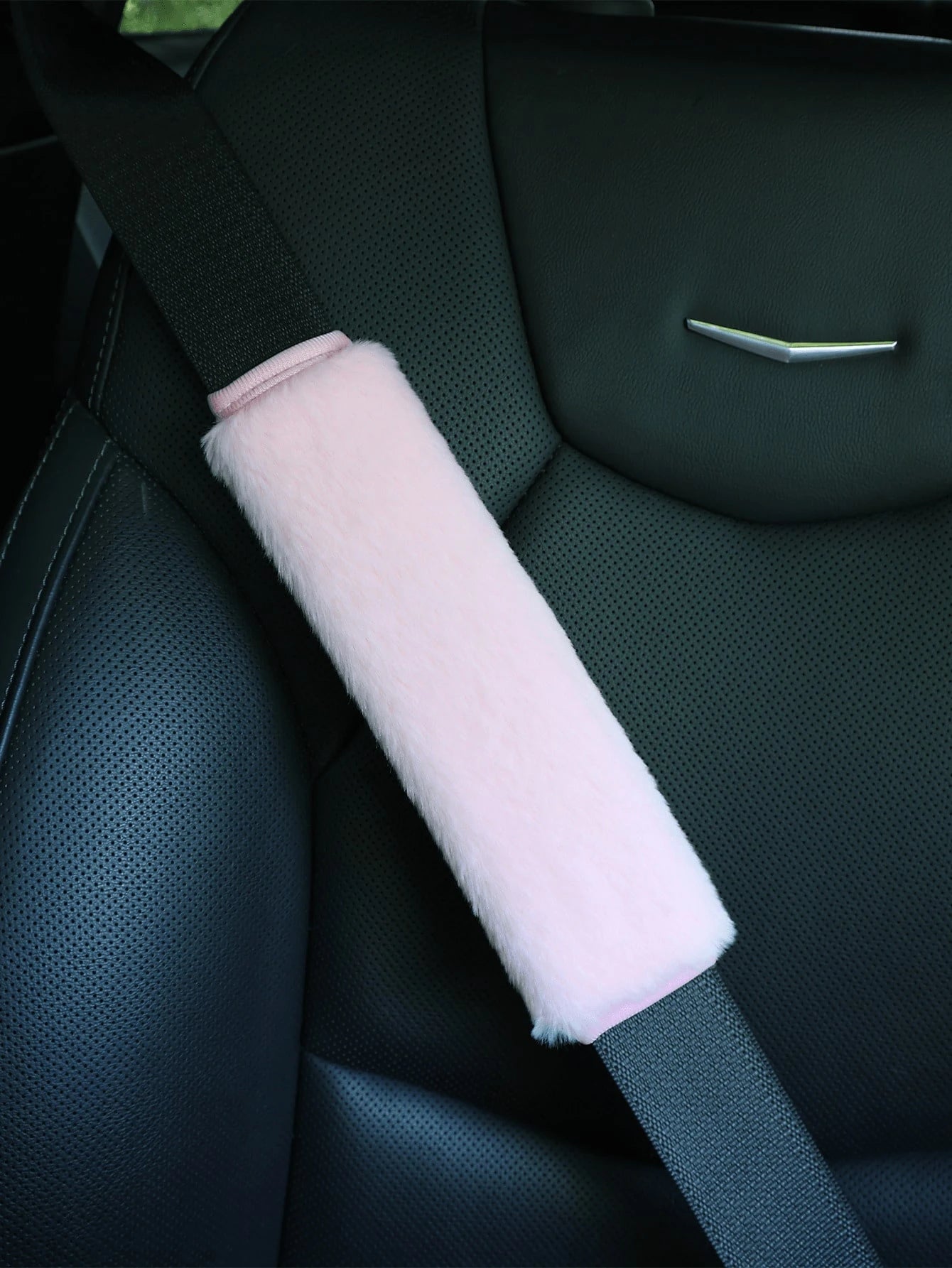 Car Seat Belt Plush Thick Anti-Pinch Shoulder Strap Protector, Backpack Shoulder Strap Protector