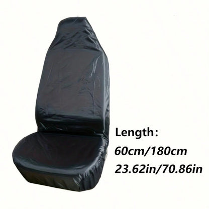 Car Seat Covers, Universal Waterproof Front And Rear Row Car Seat Covers, Cool And Comfortable In Summer, Black, Suitable For Families With Pets, Essential Car Accessory To Prevent Pet Hair Contaminat