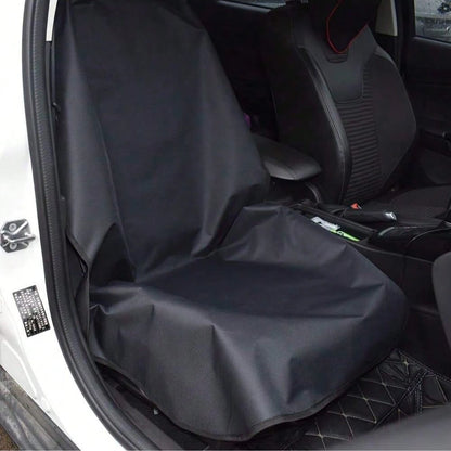 Car Seat Covers, Universal Waterproof Front And Rear Row Car Seat Covers, Cool And Comfortable In Summer, Black, Suitable For Families With Pets, Essential Car Accessory To Prevent Pet Hair Contaminat
