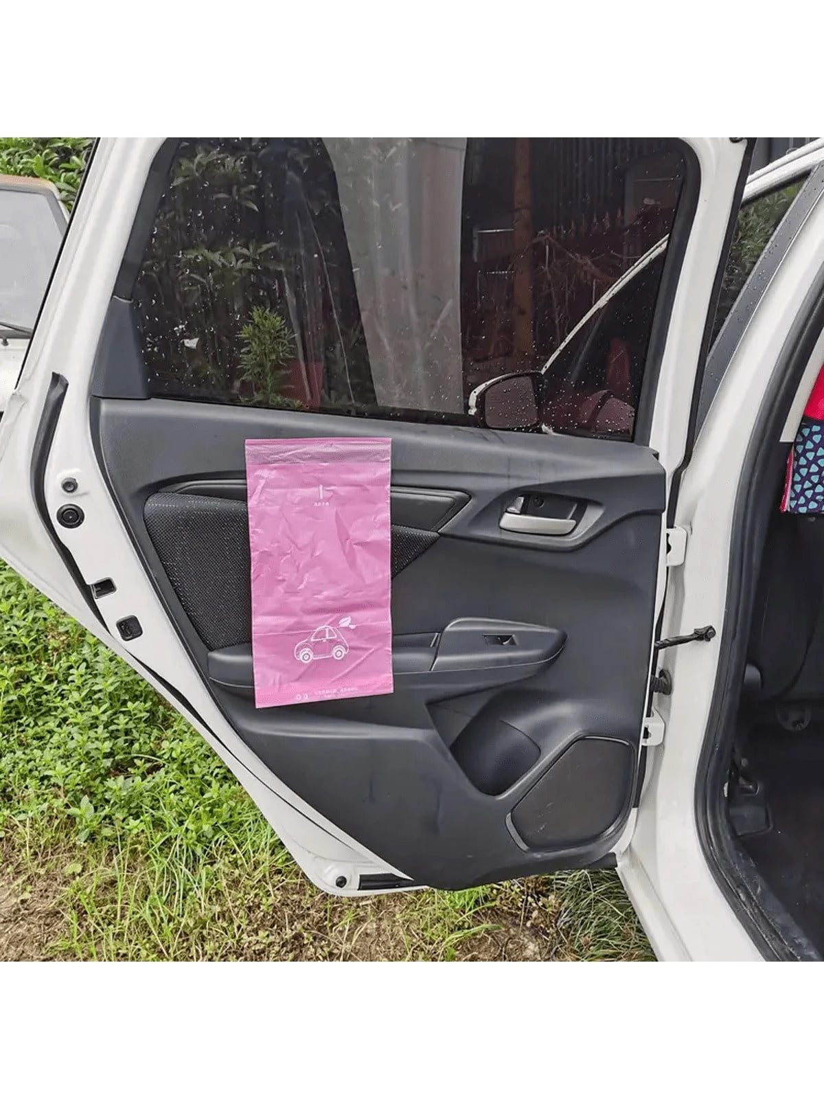 Car Trash Bags- Easy To Stick, Waterproof, Leak-Proof And Self-Adhesive Cleaning Bags, Suitable For Car, Bedroom, Bathroom, Office And Kitchen
