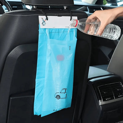 Car Trash Bags- Easy To Stick, Waterproof, Leak-Proof And Self-Adhesive Cleaning Bags, Suitable For Car, Bedroom, Bathroom, Office And Kitchen