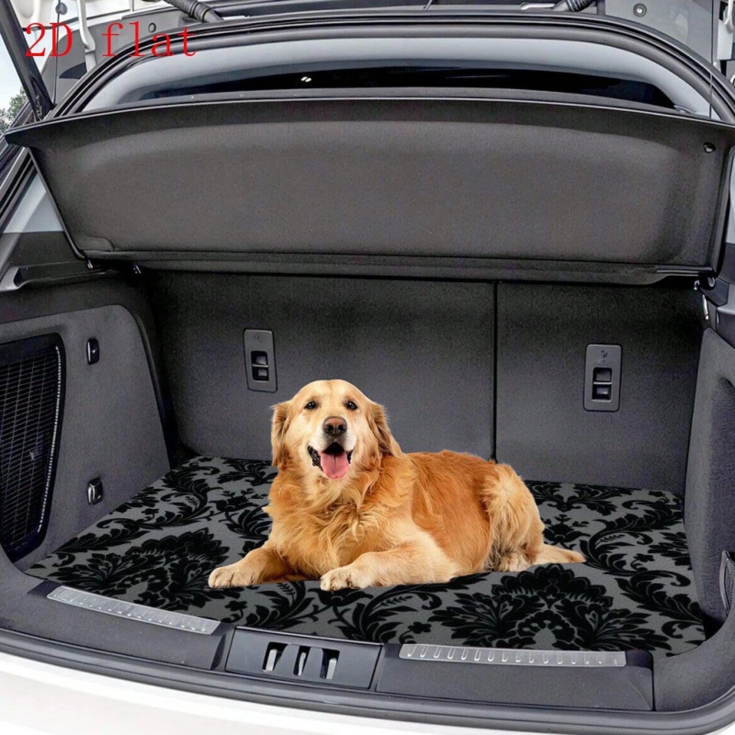 Car Trunk Mat, European Vintage Floral Pattern, Car Trunk Protection Mat, Trunk Liner, Car Trunk Cargo Mat, Vehicle Luggage Compartment Mat