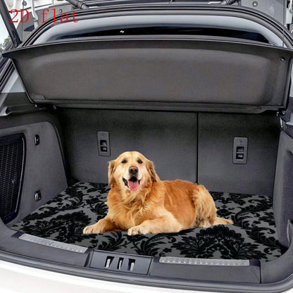Car Trunk Mat, European Vintage Floral Pattern, Car Trunk Protection Mat, Trunk Liner, Car Trunk Cargo Mat, Vehicle Luggage Compartment Mat