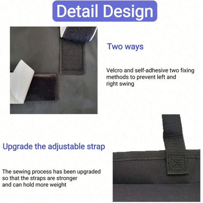 Car Trunk Organizer, Large Capacity Car Organizers And Storage With 8 Pockets, Waterproof Backseat Hanging Organizer For SUV, Truck, MPV, Interior Accessories For Men And Women