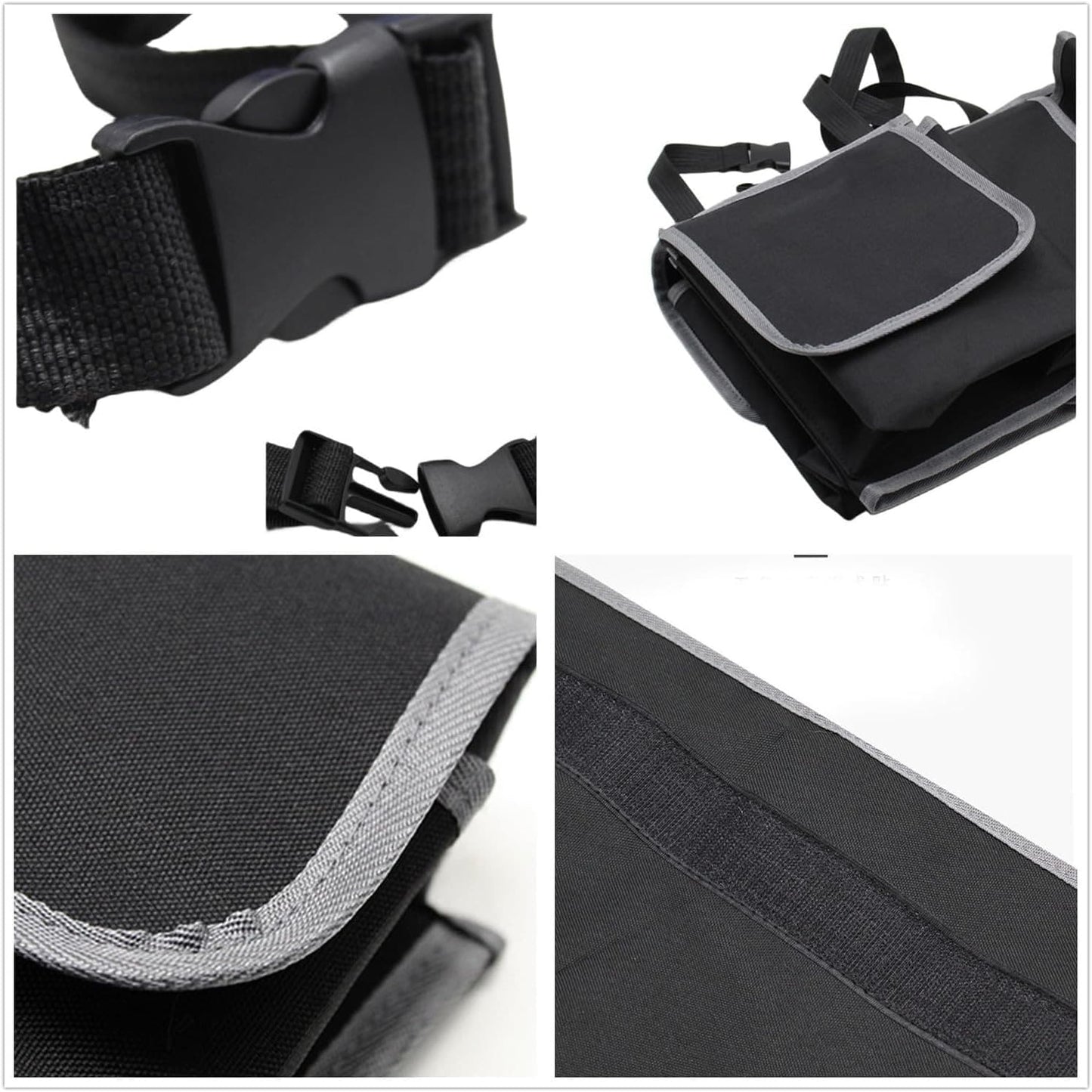 Car Trunk Organizer, Backseat Hanging Organizer With 4 Pockets Waterproof Trunk Organizer And Storage For SUV, Truck, Van, Cargo.