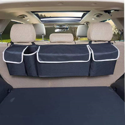 Car Trunk Organizer, Backseat Hanging Organizer With 4 Pockets Waterproof Trunk Organizer And Storage For SUV, Truck, Van, Cargo.