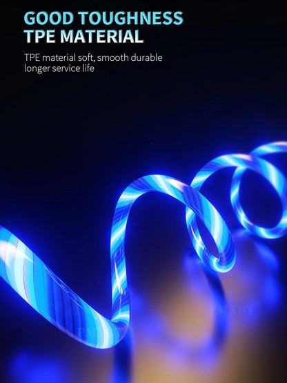 Car Type-C Glowing Data Cable