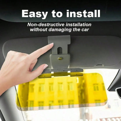 Car Visor Interior Anti-Glare Goggles Driver Car Anti-High Beam Goggles Dual-Purpose, Car Day And Night Goggles, Ultraviolet Protection, Prevent Scattered Light, Prevent Snow Blindness, Suitable For S
