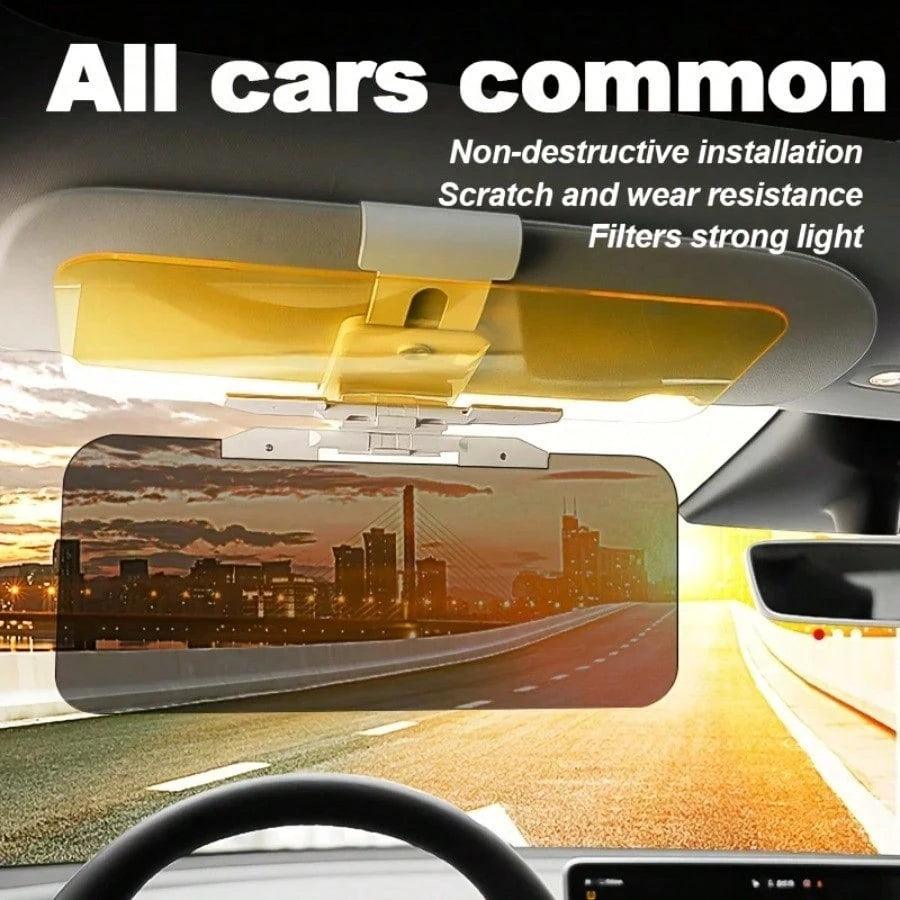 Car Visor Interior Anti-Glare Goggles Driver Car Anti-High Beam Goggles Dual-Purpose, Car Day And Night Goggles, Ultraviolet Protection, Prevent Scattered Light, Prevent Snow Blindness, Suitable For S