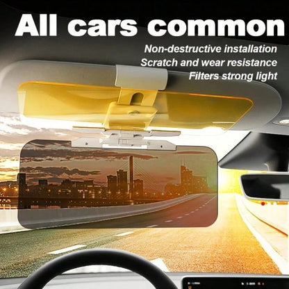 Car Visor Interior Anti-Glare Goggles Driver Car Anti-High Beam Goggles Dual-Purpose, Car Day And Night Goggles, Ultraviolet Protection, Prevent Scattered Light, Prevent Snow Blindness, Suitable For S